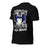 Profile view of Hebron High School Hawks Black Premium Unisex T-shirt 205