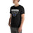 Man wearing Hebron High School Hawks Black Premium Unisex T-shirt 003