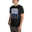 Man wearing Hebron High School Hawks Black Premium Unisex T-shirt 001