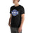 Man wearing Hebron High School Hawks Black Premium Unisex T-shirt 011