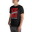 Man wearing Lake Travis High School Cavaliers Black Premium Unisex T-shirt 241