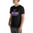 Man wearing Morton Ranch High School Mavericks Premium Black Unisex T-shirt 202