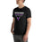 Man wearing Morton Ranch High School Mavericks Premium Black Unisex T-shirt 003