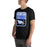 Man wearing New Caney High School Eagles Black Premium Unisex T-shirt 001