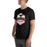 Man wearing North Shore High School Mustangs Black Premium Unisex T-shirt 209