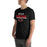 Man wearing Odessa High School Bronchos Black Premium Unisex T-shirt 024