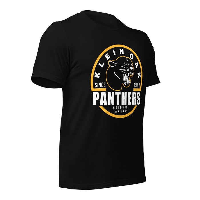 Klein Oak High School Panthers Premium Black Unisex T-shirt 04