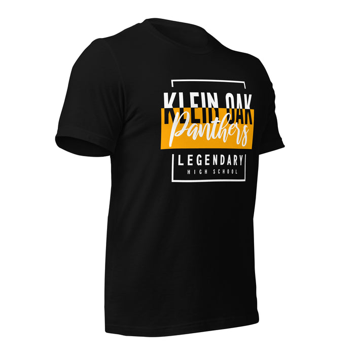 Klein Oak High School Panthers Premium Black Unisex T-shirt 05