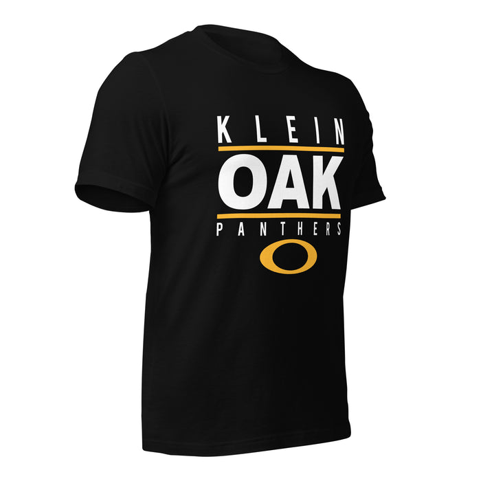 Klein Oak High School Panthers Premium Black Unisex T-shirt 07