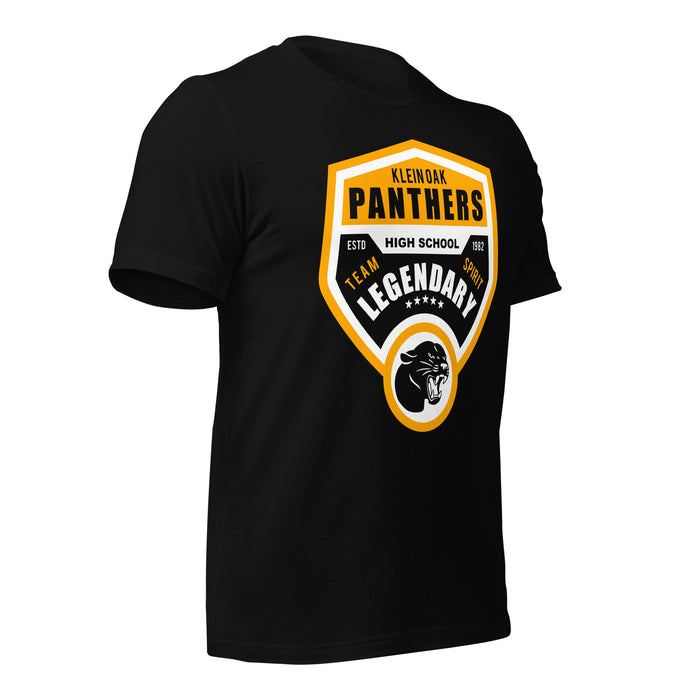 Klein Oak High School Panthers Premium Black Unisex T-shirt 14