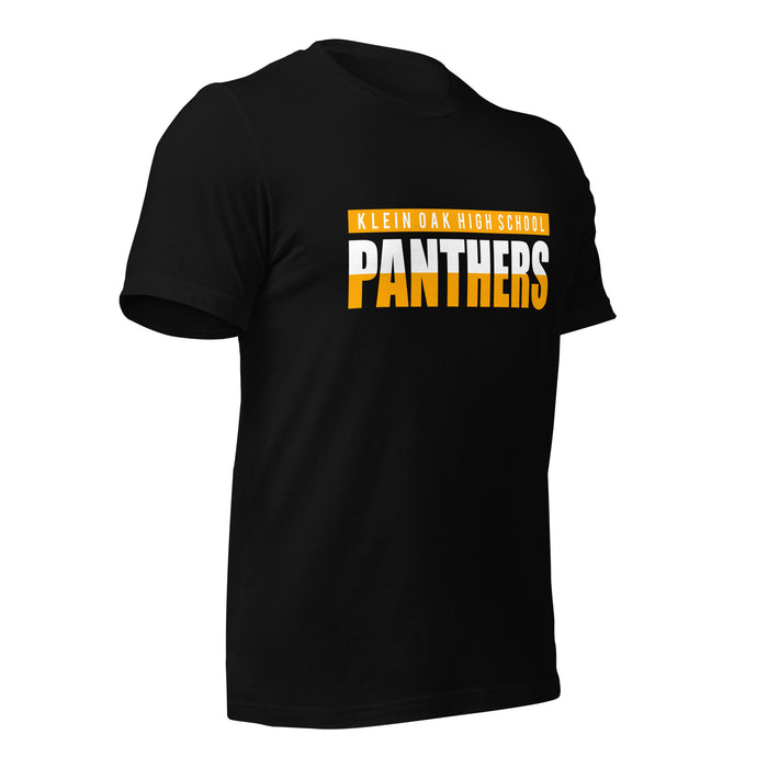 Klein Oak High School Panthers Premium Black Unisex T-shirt 25