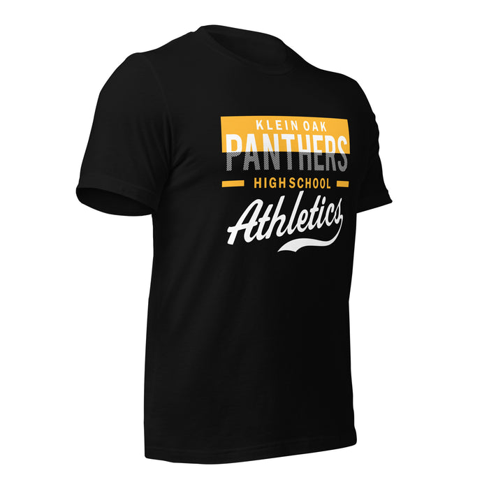 Klein Oak High School Panthers Premium Black Unisex T-shirt 48