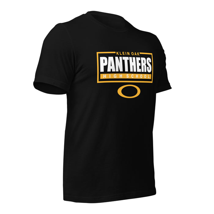 Klein Oak High School Panthers Premium Black Unisex T-shirt 49