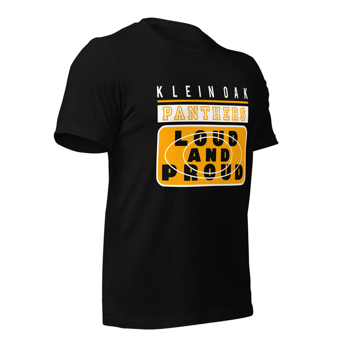 Klein Oak High School Panthers Premium Black Unisex T-shirt 86