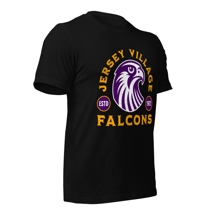 Jersey Village High School Falcons Black Premium Unisex T-shirt 207b