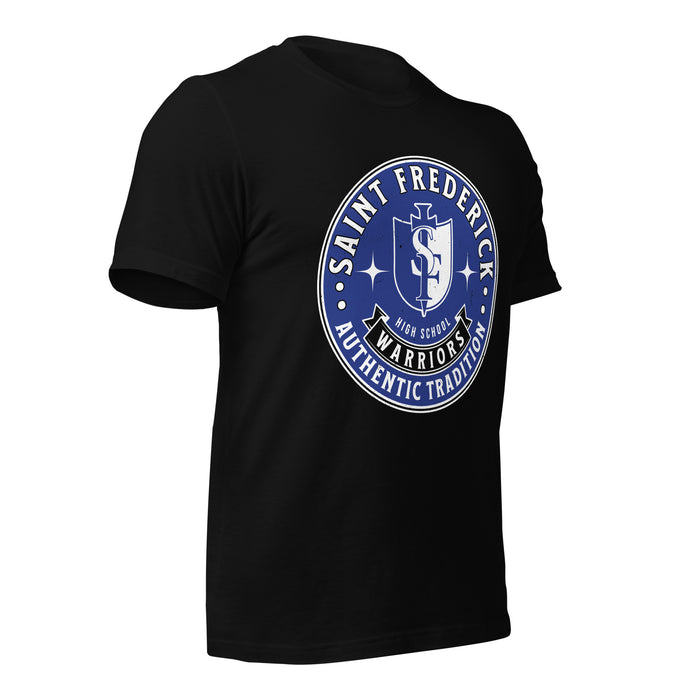 St. Frederick High School Warriors Black Premium Unisex T-shirt 215b