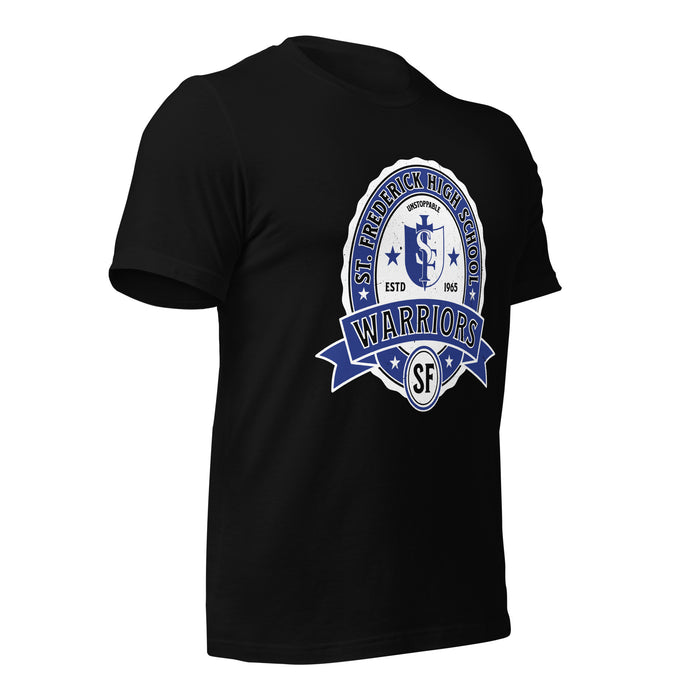 St. Frederick High School Warriors Black Premium Unisex T-shirt 212b