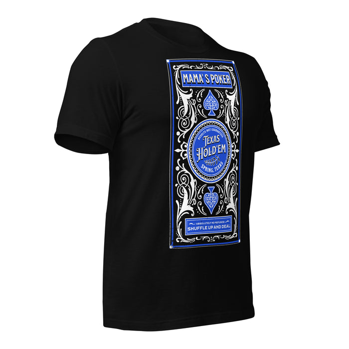 Right profile view of Mama's Poker Premium Unisex t-shirt 216