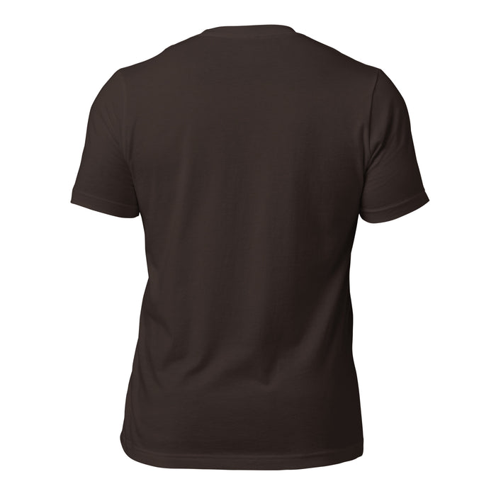 Back view of Mama's Poker Premium Unisex T-shirt 225