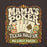 Close-up view of Mama's Poker Premium Unisex T-shirt 225