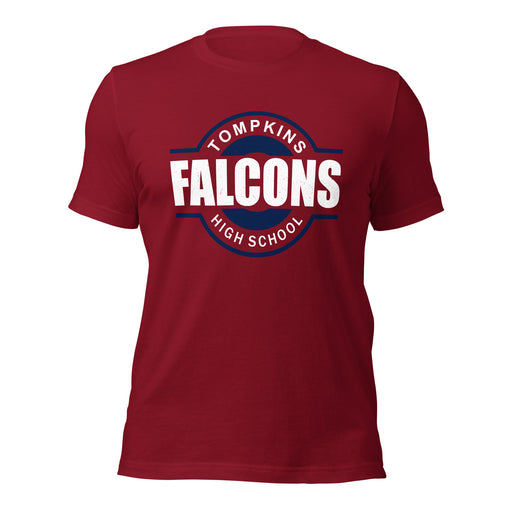 Tompkins High School Falcons Cardinal Red Premium Unisex T-shirt 227