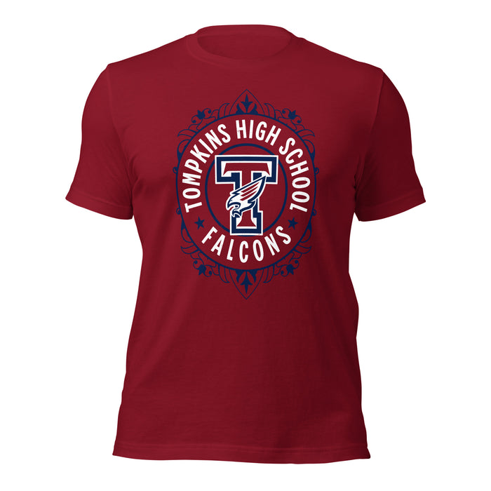 Tompkins High School Falcons Cardinal Red Premium Unisex T-shirt 227