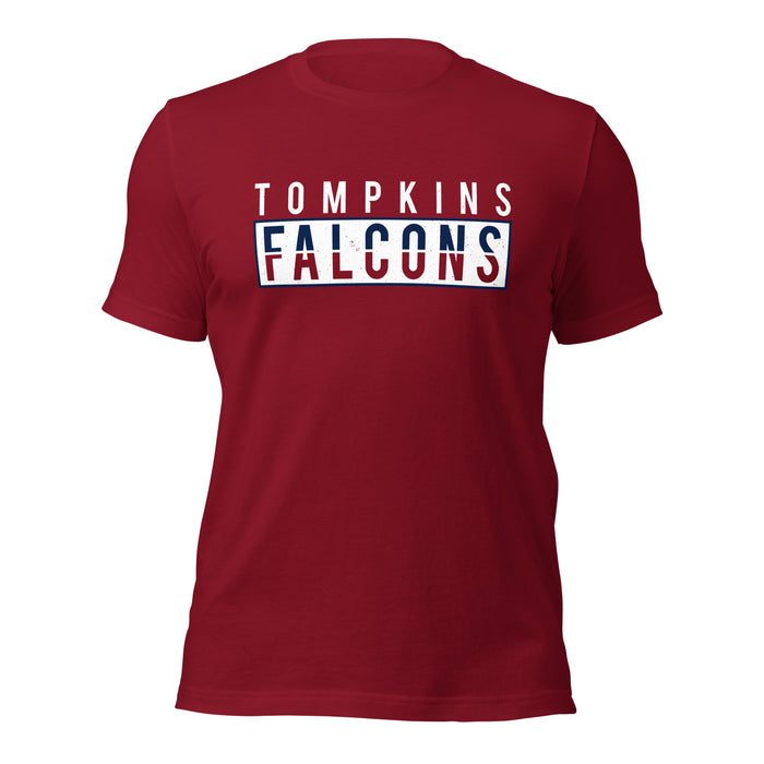 Tompkins High School Falcons Cardinal Red Premium Unisex T-shirt 031