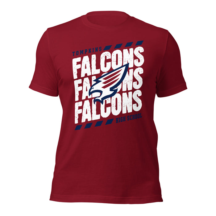 Tompkins High School Falcons Cardinal Red Premium Unisex T-shirt 223