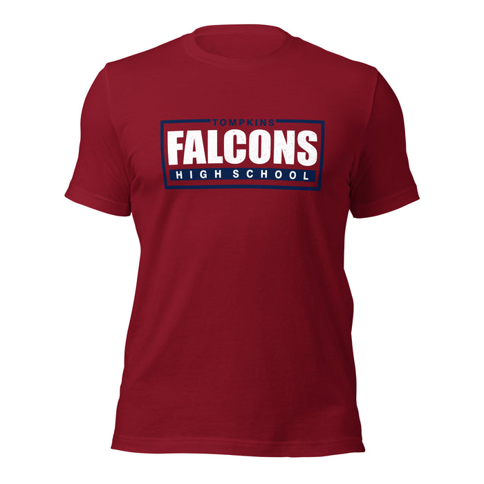 Tompkins High School Falcons Cardinal Red Premium Unisex T-shirt 049