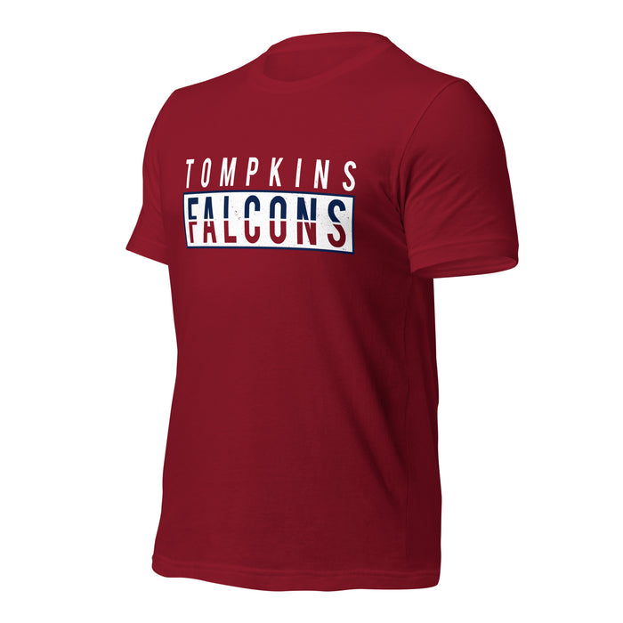 Tompkins High School Falcons Cardinal Red Premium Unisex T-shirt 031a