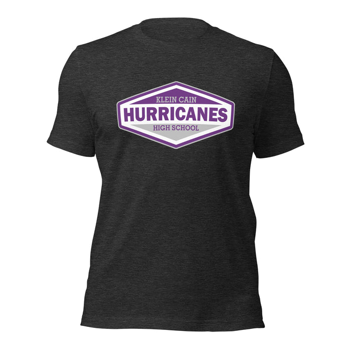 Klein Cain High School Hurricanes Premium Dark Grey Heather T-shirt 09