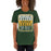 Woman wearing a Klein Forest High School Premium Forest Green Unisex T-shirt 01