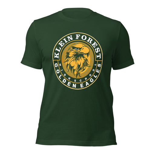 Klein Forest High School Premium Forest Green Unisex T-shirt 02