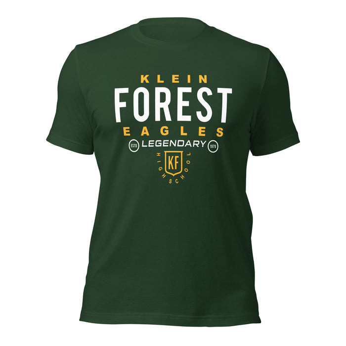 Klein Forest High School Premium Forest Green Unisex T-shirt 03