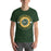 Man wearing a Klein Forest High School Premium Forest Green Unisex T-shirt 30