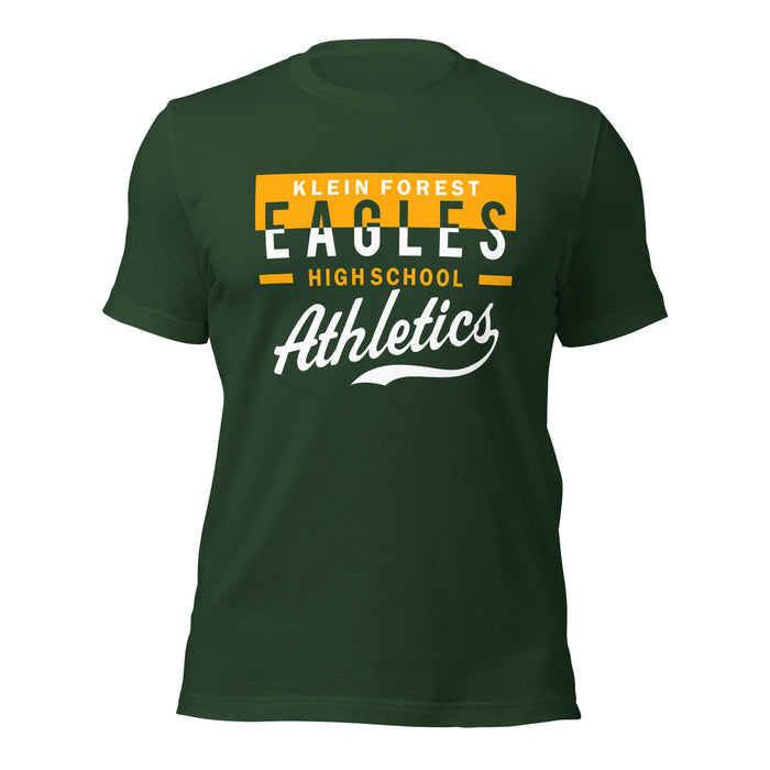 Klein Forest High School Premium Forest Green Unisex T-shirt 48