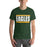 Man wearing a Klein Forest High School Premium Forest Green Unisex T-shirt 98