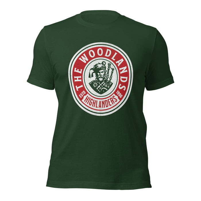 The Woodlands High School Forest Green Premium Unisex T-shirt 219