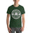 Man wearing Reagan High School Rattlers Dark Green Premium Unisex T-shirt 203