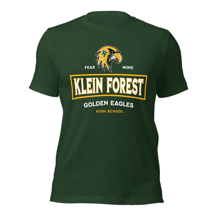 Klein Forest High School Golden Eagles Premium Forest Green Unisex T-shirt 202