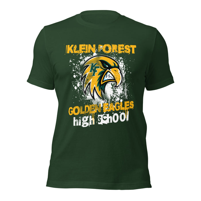 Klein Forest High School Golden Eagles Premium Forest Green Unisex T-shirt 205