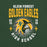 Close-up view of Klein Forest High School Golden Eagles Premium Forest Green Unisex T-shirt 204