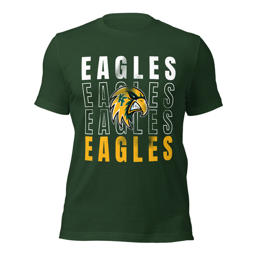 Klein Forest High School Golden Eagles Premium Forest Green Unisex T-shirt 233