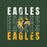 Close-up view of Klein Forest High School Golden Eagles Premium Forest Green Unisex T-shirt 233
