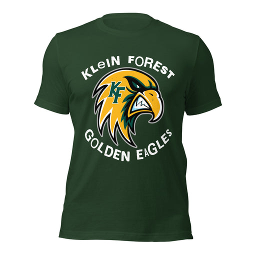Klein Forest High School Golden Eagles Premium Forest Green Unisex T-shirt 228