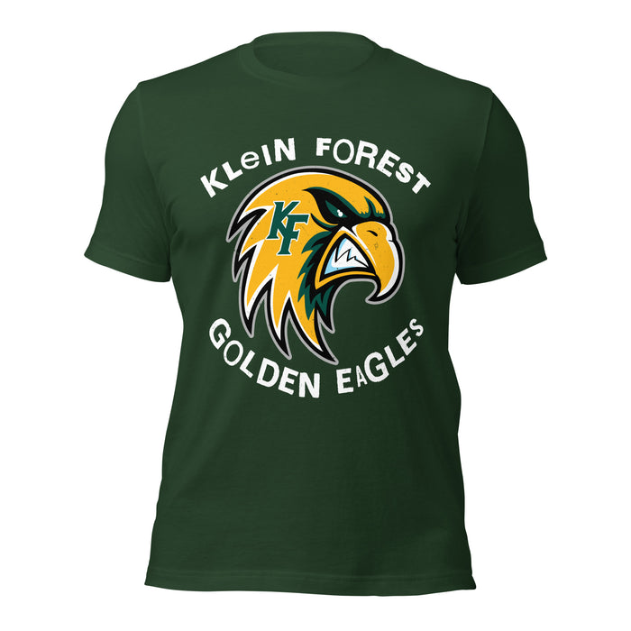Klein Forest High School Golden Eagles Premium Forest Green Unisex T-shirt 228