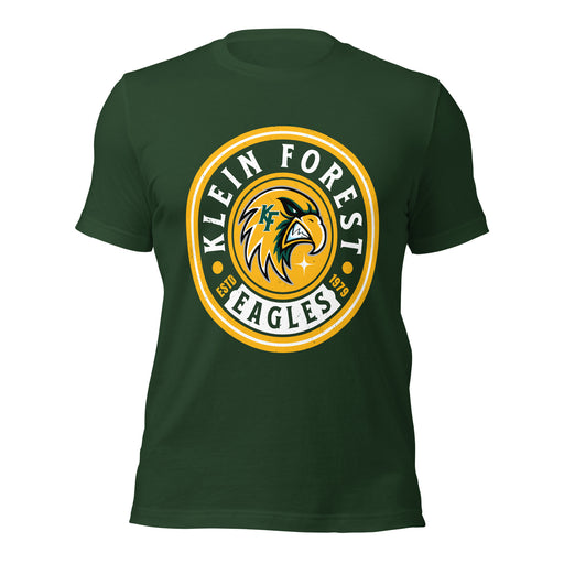 Klein Forest High School Golden Eagles Premium Forest Green Unisex T-shirt 220