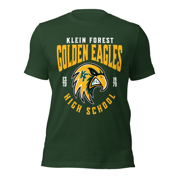 Klein Forest High School Golden Eagles Premium Forest Green Unisex T-shirt 213
