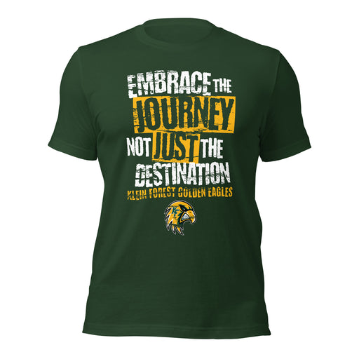 Klein Forest High School Golden Eagles Premium Forest Green Unisex T-shirt 232
