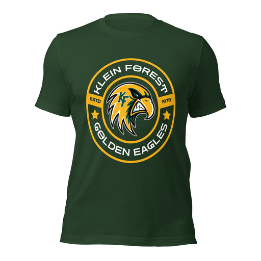 Klein Forest High School Golden Eagles Premium Forest Green Unisex T-shirt 239